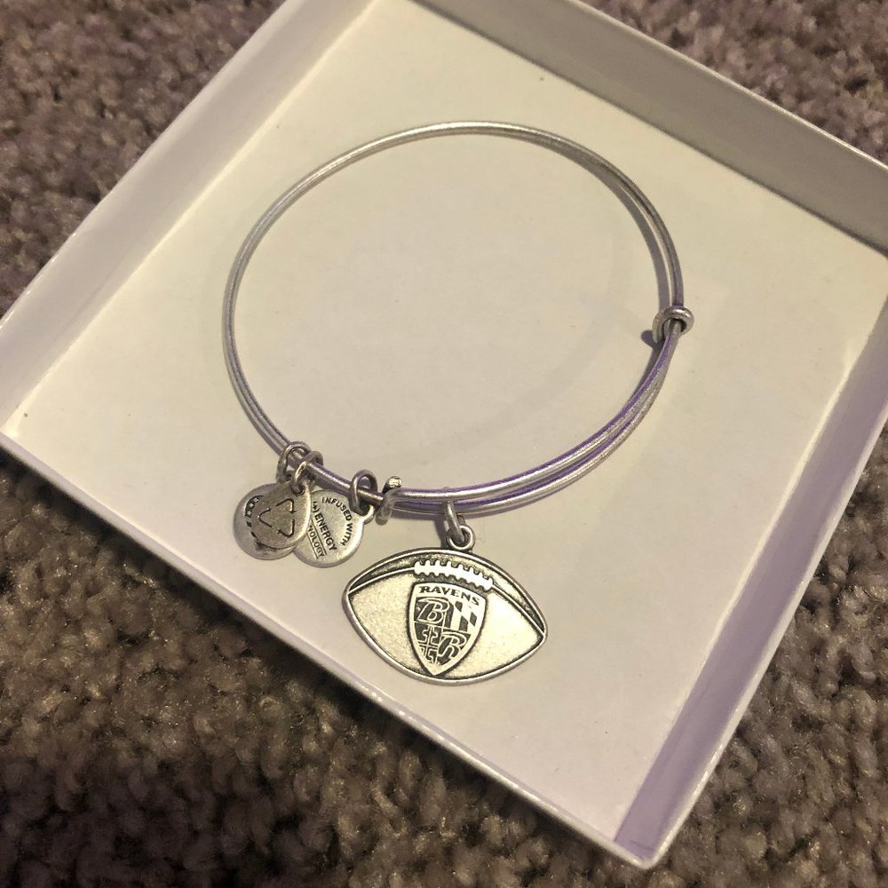 Alex and Ani Bracelet- Baltimore Ravens